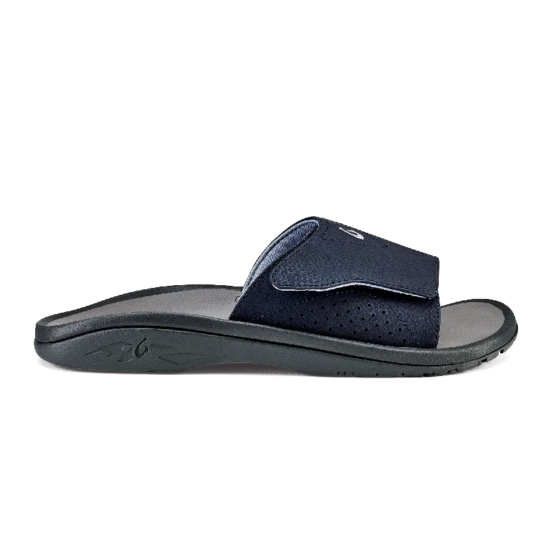 Men's sandals with a rubber sole for tractionNalu Slide - Trench Blue / Charcoal