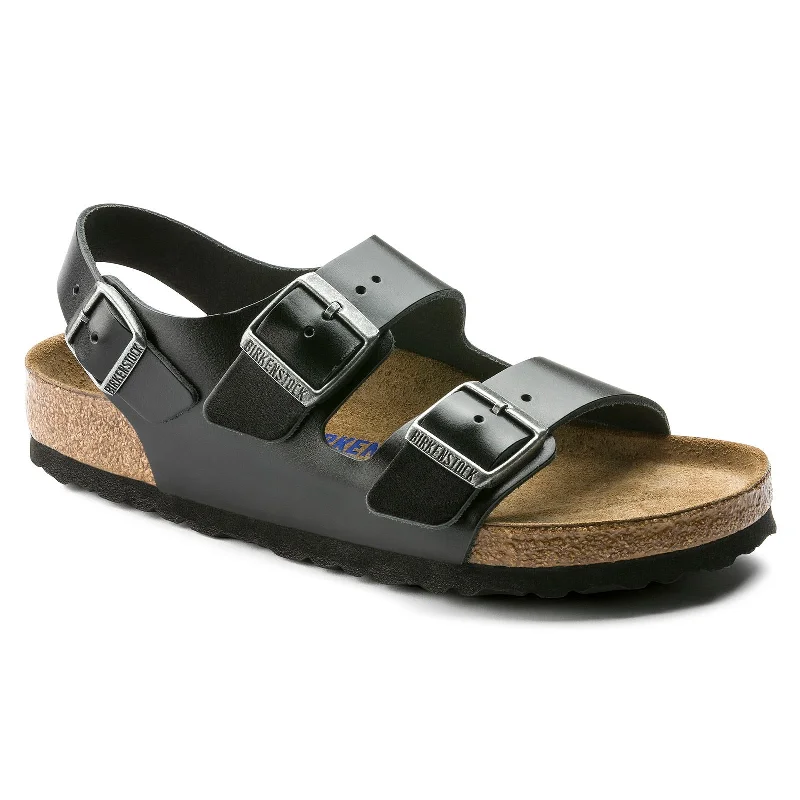 Men's sandals with a durable outer soleBirkenstock Milano Soft Footbed - Leather