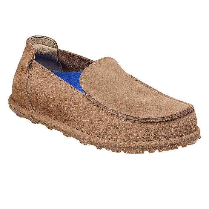 Men's loafers with a rubber sole for durabilityMens Birkenstock Utti in Taupe