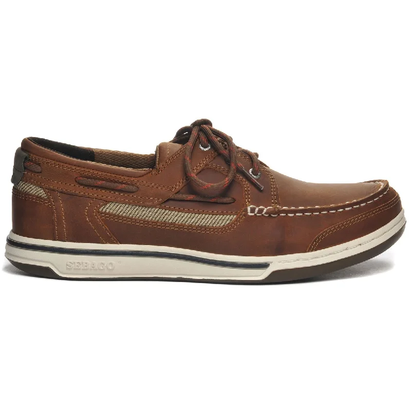 Suede men's boat shoes for a softer textureTriton Three Eyelets Fgl - Brown Cinnamon