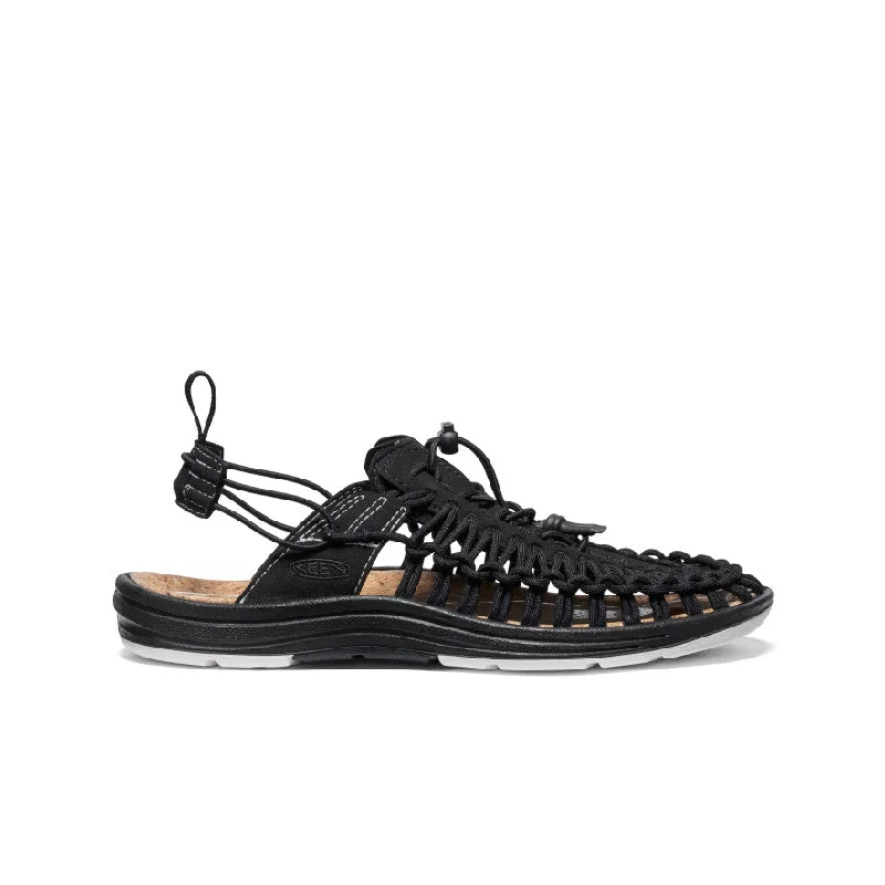 Men's sandals with a wide strap for supportAll Gender UNEEK II Convertible x Mita Sneakers  |  Black/Ms4