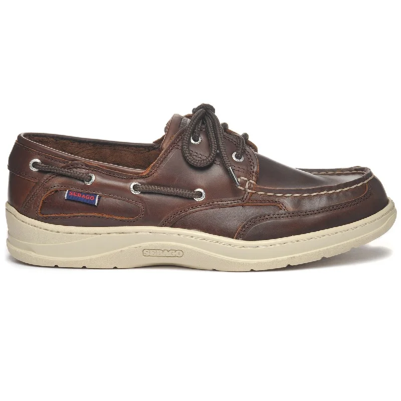 Breathable men's boat shoes for all - day wearClovehitch Cromex - Brown Brunette