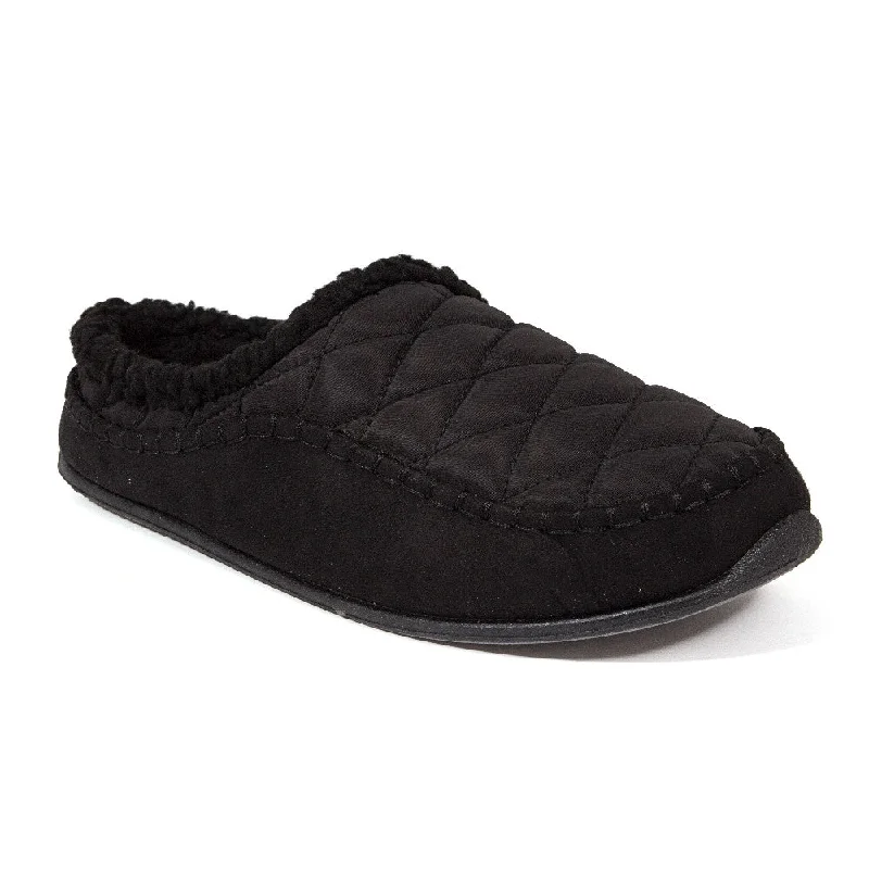 Men's slippers with a breathable fabric upperAlma Unisex Slipper in Black