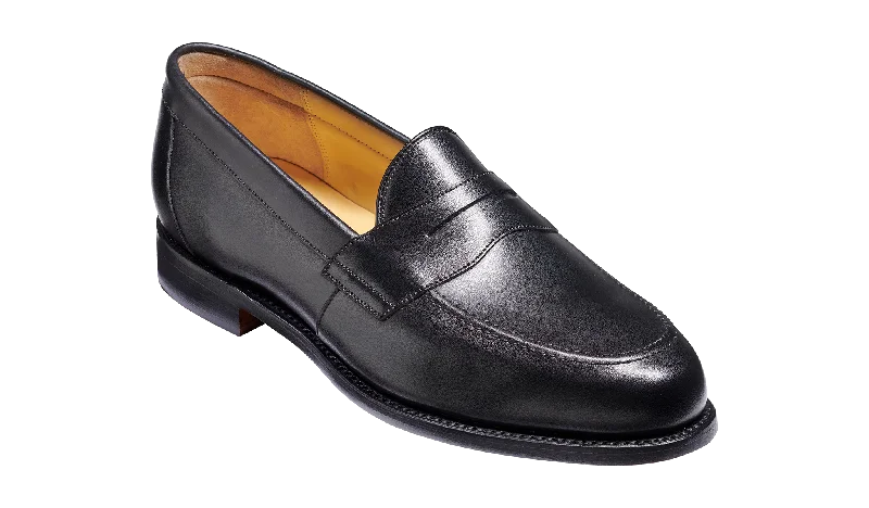 Men's loafers with a rubber sole for durabilityPortsmouth - Black Calf