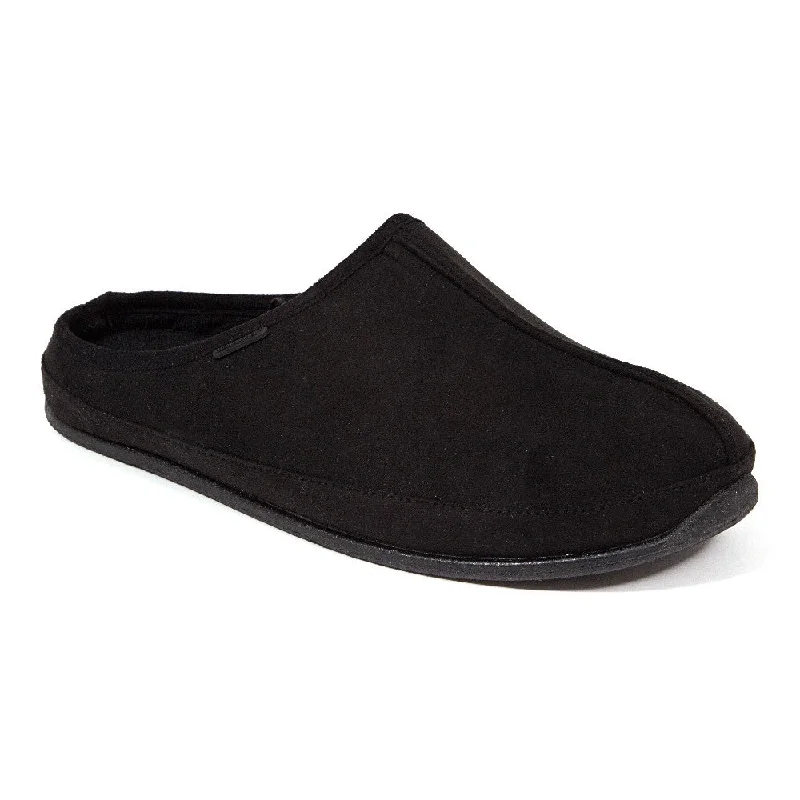 Men's slippers with a wool blend upper for warmthWherever Unisex in Midnight Black