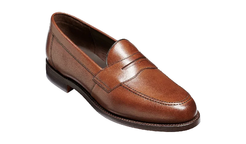 Men's loafers with a leather lacing systemPortsmouth - Dark Walnut Calf