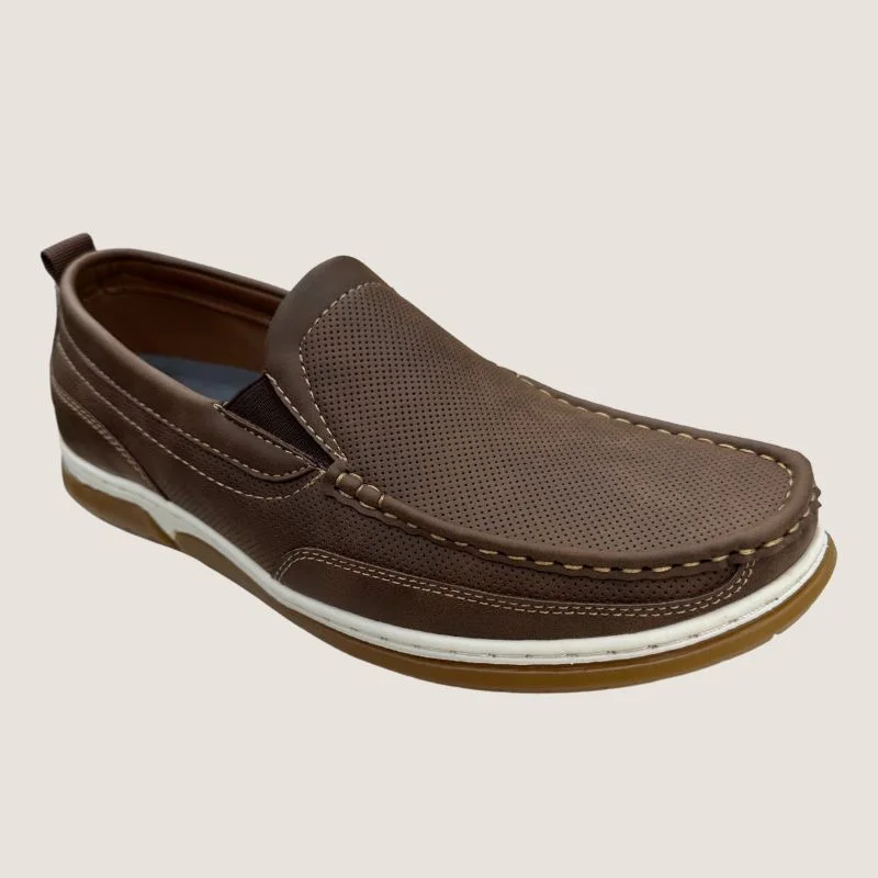 Men's leather boat shoes with a non - slip soleJM Blaine Loafer