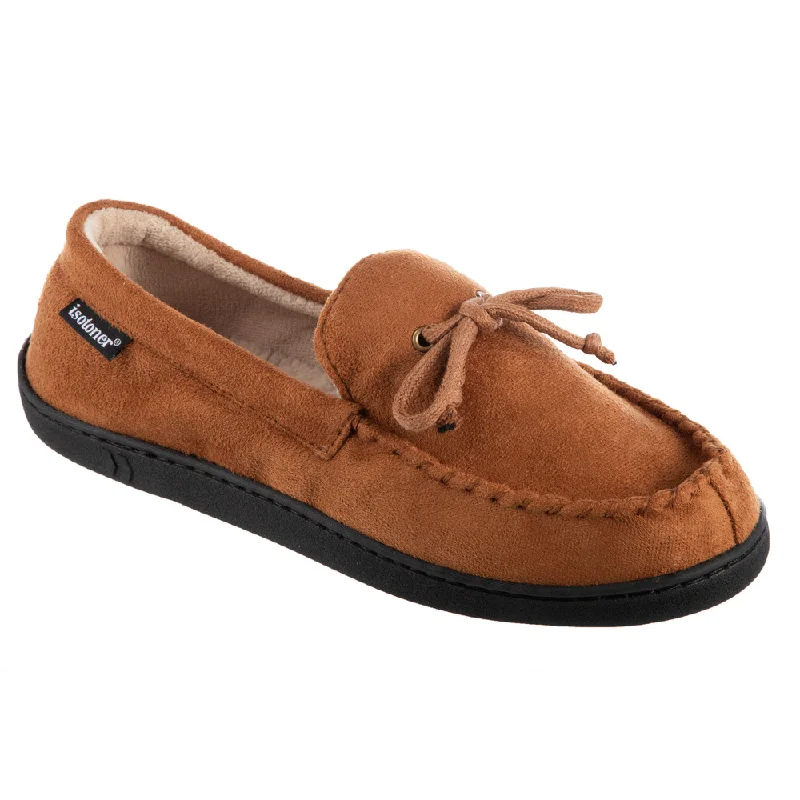 Men's slippers with a shock - absorbing midsoleMen's Microsuede Whipstitch Moccasins