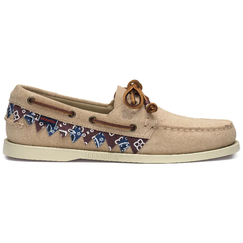 Low - top men's boat shoes for a sleek appearancePortland Hanami - Beige Taffy