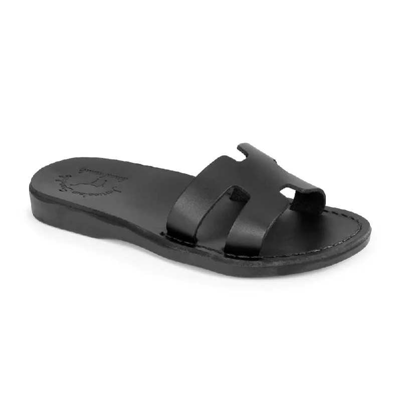 Men's sandals with a stretchy strap for a better fitAnna - Slide Sandals | Black