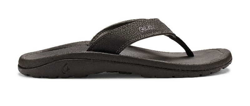 Men's sandals with a removable insole for cleaningOhana - Black/Dark Shadow