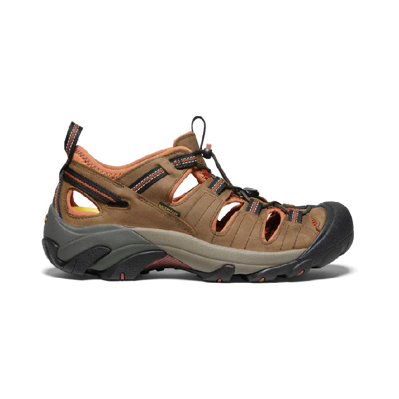 Men's sandals with a rubber sole for tractionMen's Arroyo II  |  Black Olive/Bombay Brown