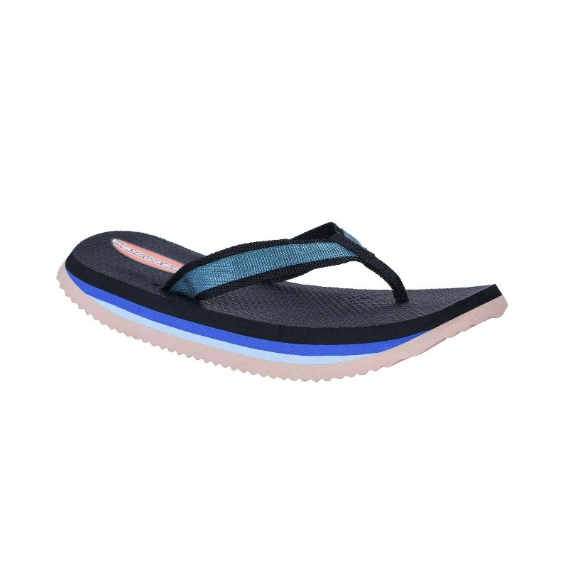 Men's sandals with a rubber sole for traction2 x Mens Original Surfer Joe Thongs Sandals Shoes Slippers Black Blue Flip Flops