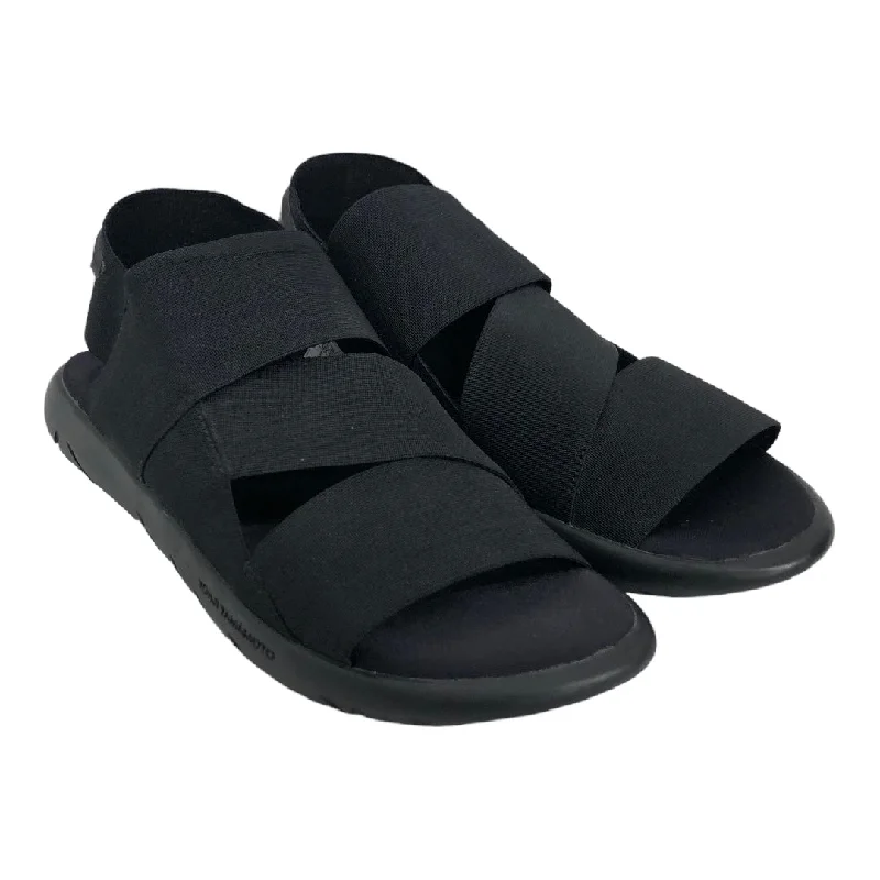 Men's sandals with a buckle closureY-3/Sandals/US 9/BLK/