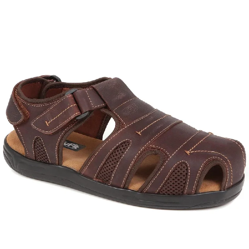 Men's sandals with a padded heelBRUNO / 323 742