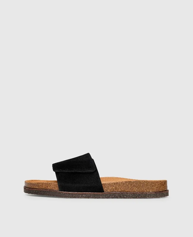 Men's sandals in a neutral color like black or brownDrew ERS - Black