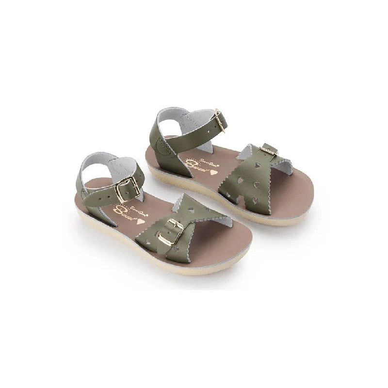 Men's sandals with a removable insole for cleaningSalt Water Sun-San Sweetheart - Olive