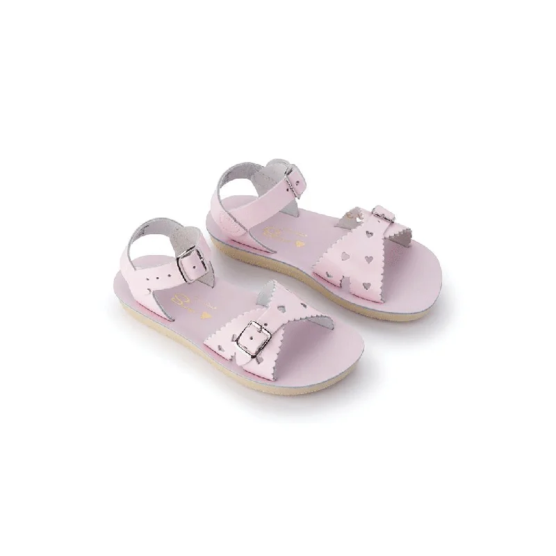 Men's sandals with a leather lining for comfortSalt Water Sun-San Sweetheart - Shiny Pink