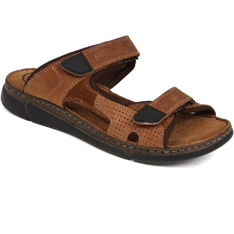 Men's sandals with a flexible sole for easy movementTouch-Fasten Mule Sandals - TEJ39019 / 325 208