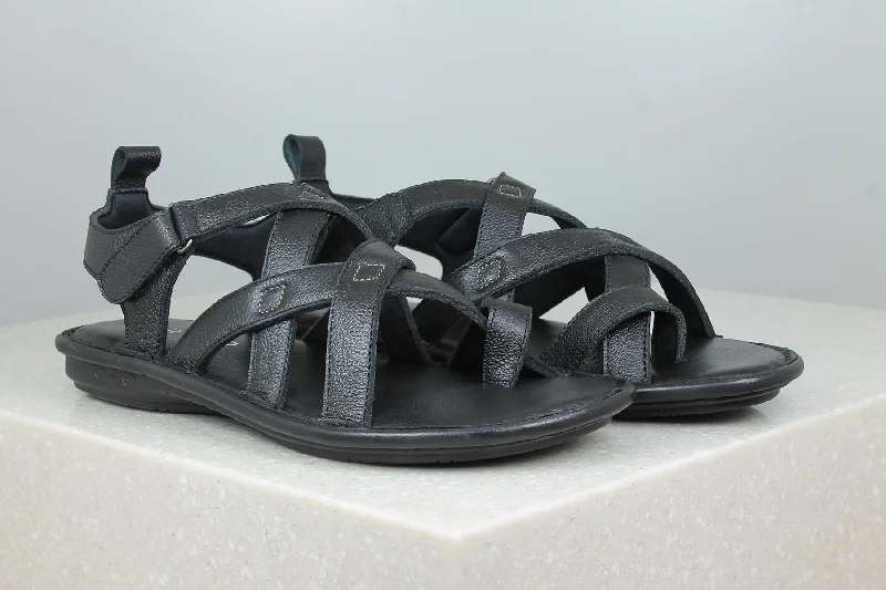 Men's sandals in a neutral color like black or brownVelcro Sandal - Black