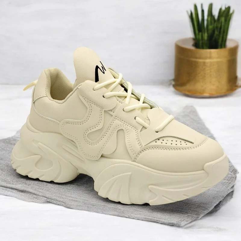 Men's vegan leather sneakers for an eco - friendly optionA12 chunky shoes