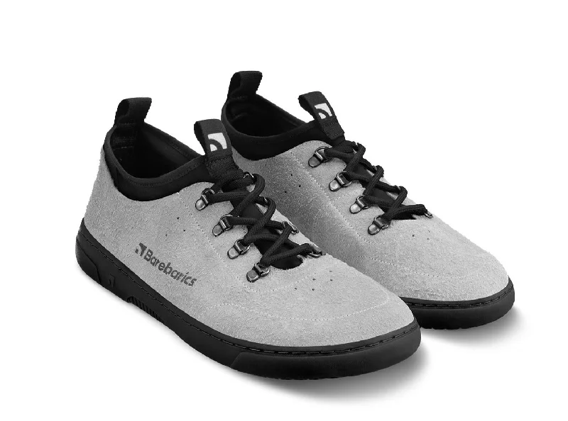 Men's skateboarding sneakers with a vulcanized soleBarefoot Sneakers Barebarics Bronx - Grey