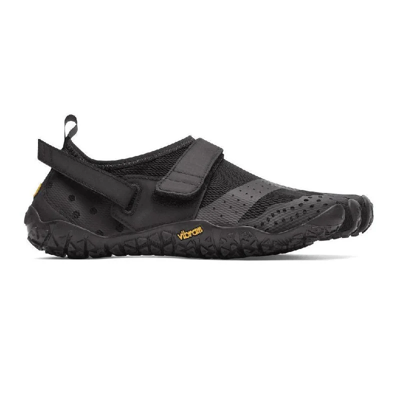 Men's hiking sneakers with a high - traction soleVibram Five Fingers Men's V-Aqua Black