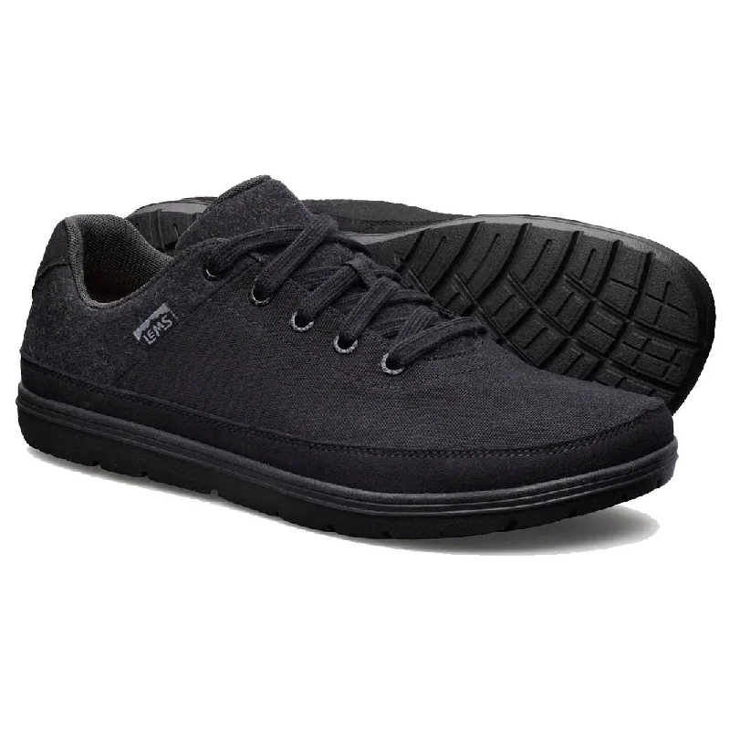 Men's slip - on sneakers with elastic side panelsLems - Chillum - Blackjack (Unisex)