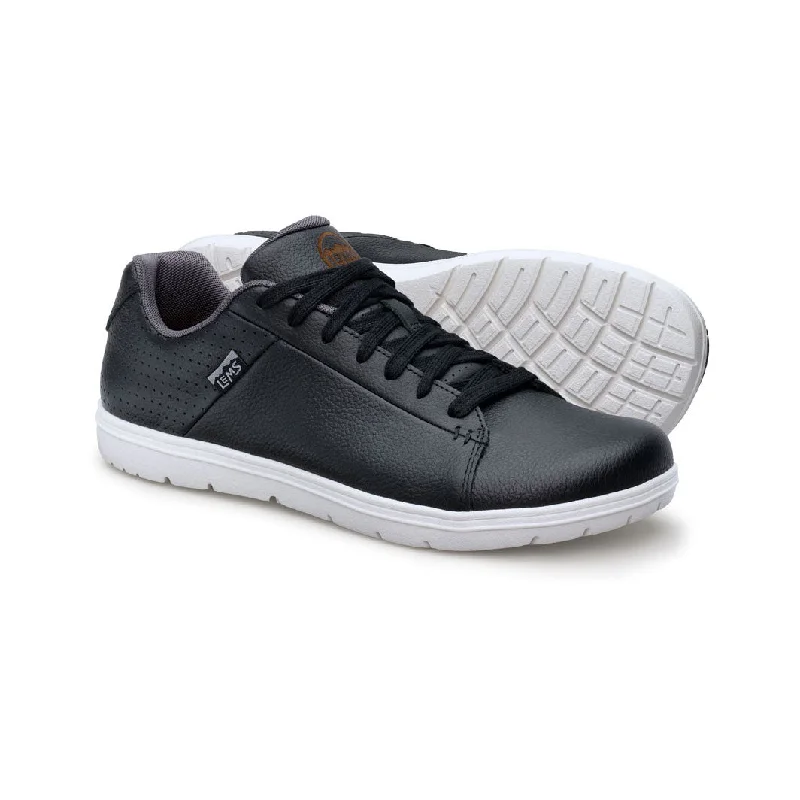 Men's track - and - field sneakers with a spike - compatible soleLems - Kourt - Black Top (Unisex)