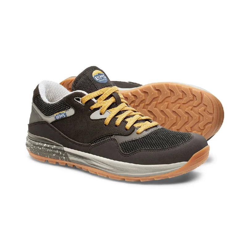 Men's neon - colored sneakers for a bold statementLems - Trailhead V2- Onyx - Mens