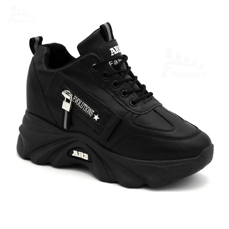 Men's sneaker boots with a mid - ankle heightM0192 side zip