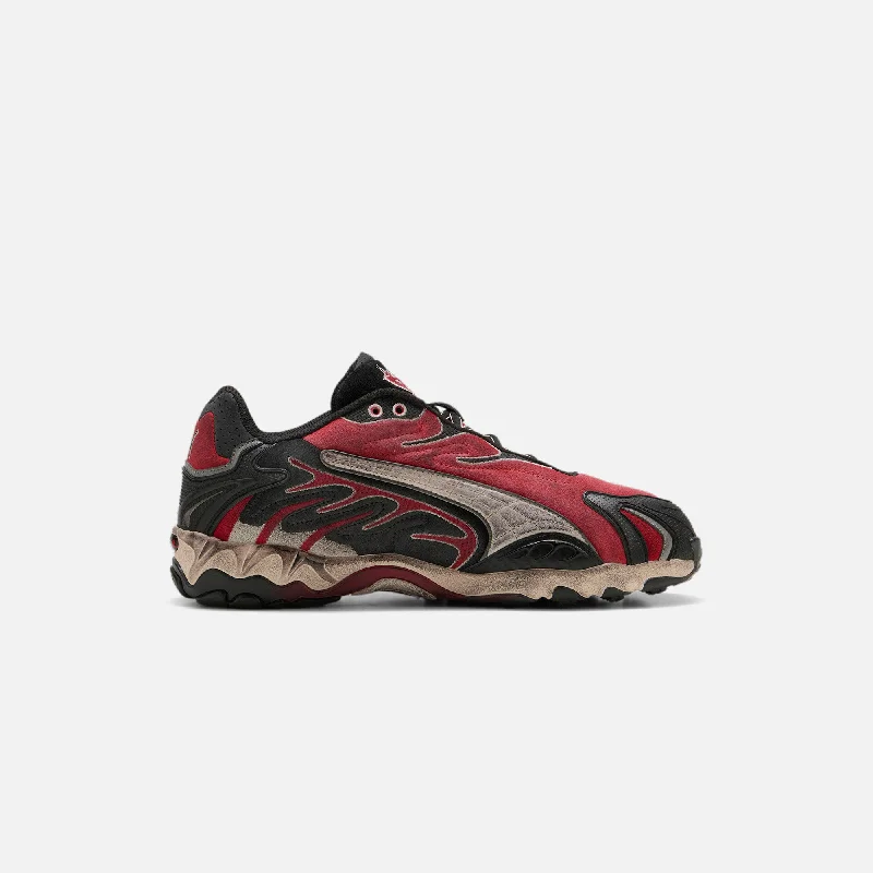 Men's tennis sneakers with a non - slip outsolePuma x A$AP Rocky Inhale Distressed - Puma Black / Pop Red