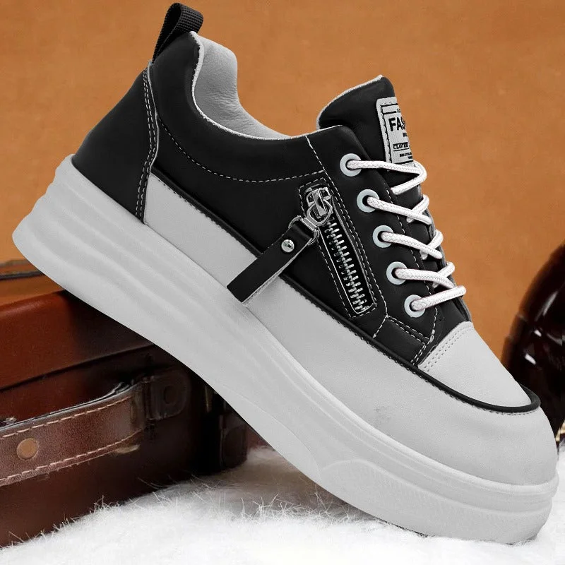 Men's lightweight sneakers for travelZalia side zip 004