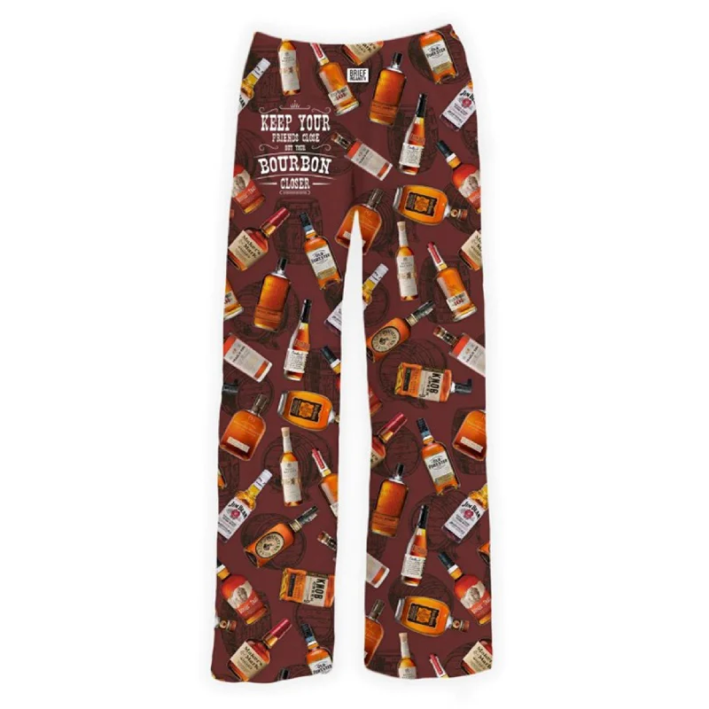 Vintage - style men's western boots with a square toe and spur ledgeBrief Insanity Unisex Bourbons PJ Pants