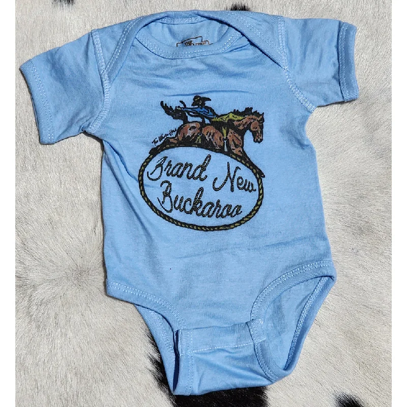 Men's western boots with a decorative inlay on the toe and heelBrand New Buckaroo Onesie