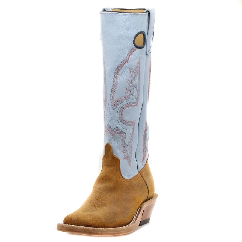 Men's western boots with a distressed leather finish for a rugged lookAnderson Bean Exclusive Wheatbuck Waxy Kudu Men's Boot