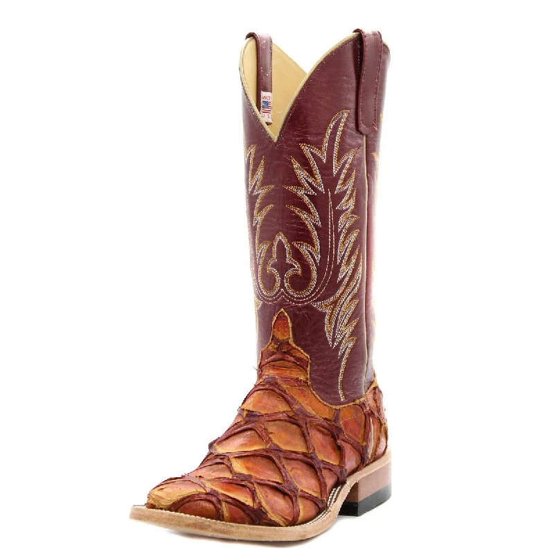 Men's western boots with a leather lining and a padded insoleAnderson Bean Exclusive Cognac Bass Men's Boot