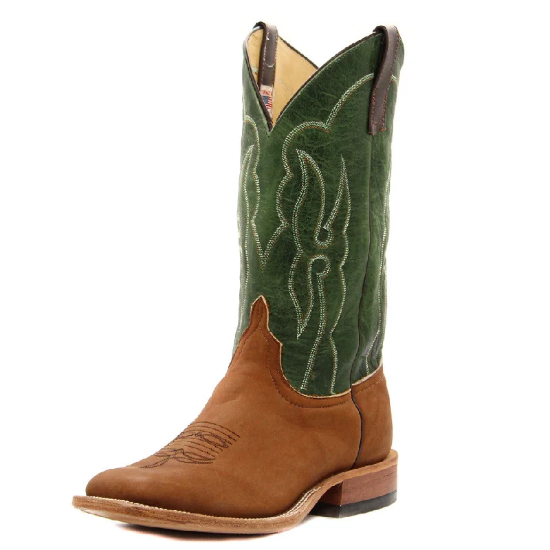 Men's western boots with a rubber sole for traction on various surfacesAnderson Bean Exclusive Big League Men's Boot