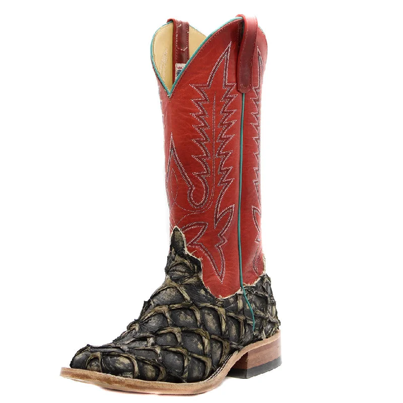 Men's western boots with a leather lining and a padded insoleAnderson Bean Exclusive Brown Raven Bass Men's Boot