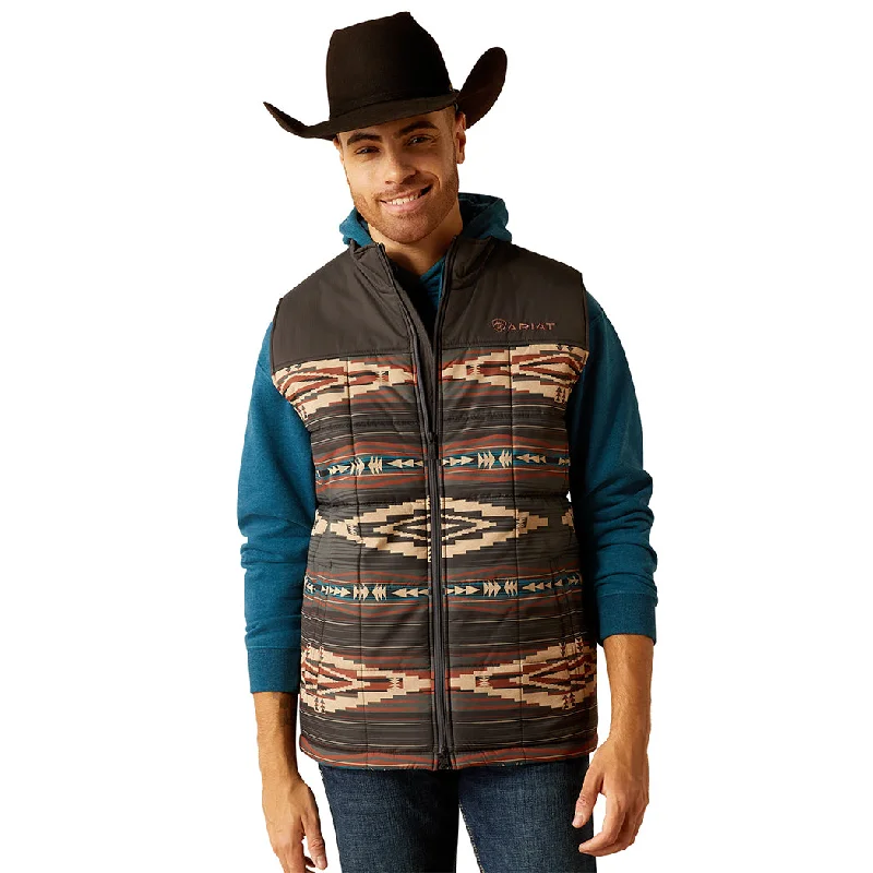 Men's western boots with a high - heeled design and a pointed toeAriat Men's Crius Insulated Vest