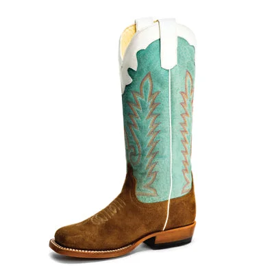 Men's western boots with a high - quality leather upper and a suede liningAnderson Bean Coyote Children's Boot