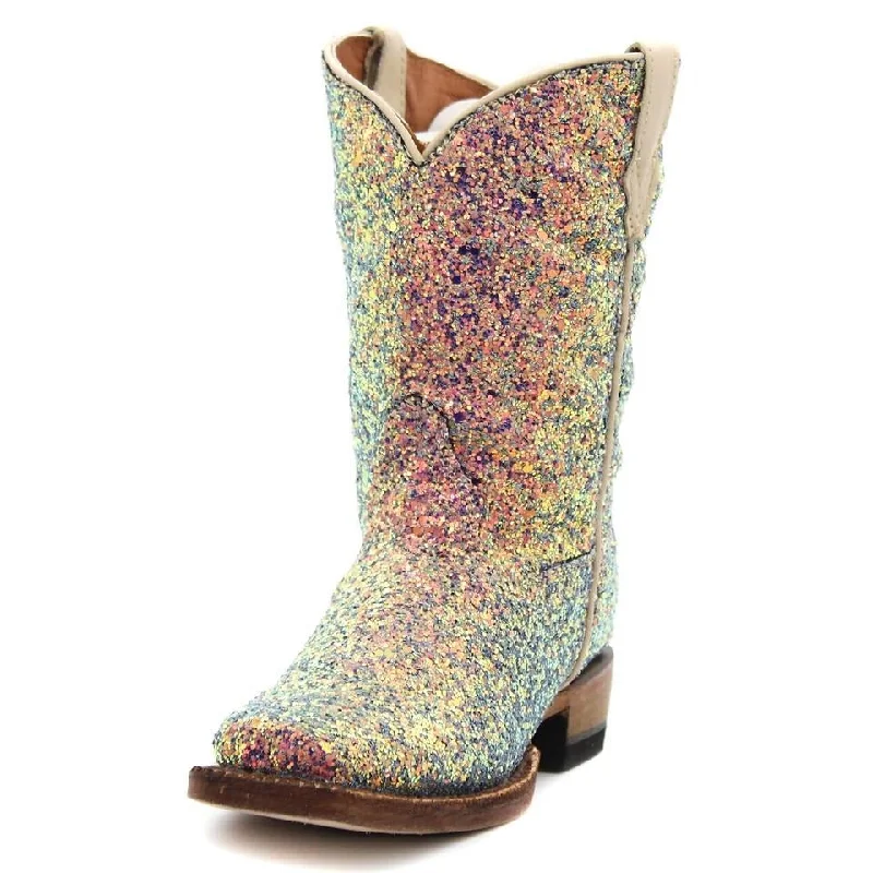 Men's western boots with a leather lining and a padded insoleTanner Mark Mermaid Sparkle Children's Boot