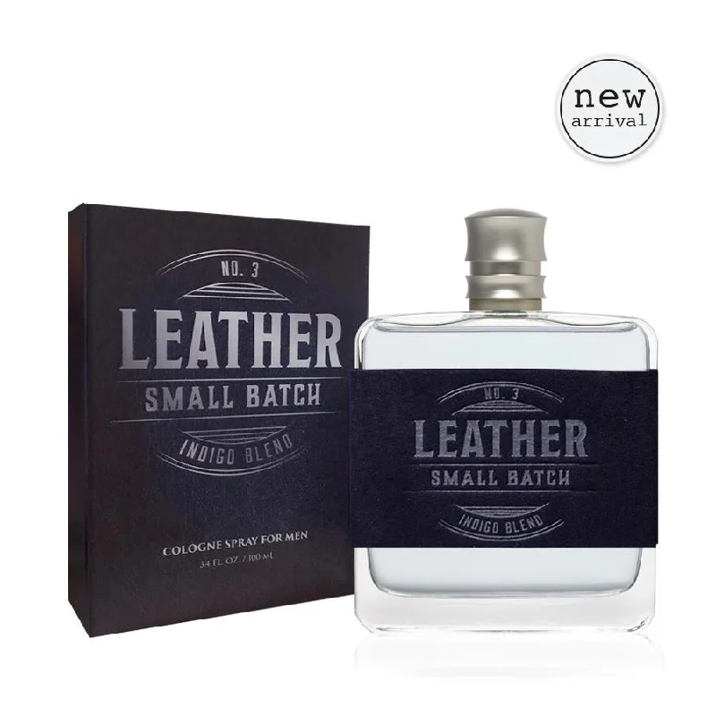 Men's western boots with a rubber sole for traction on various surfacesLeather Small Batch #3 Cologne