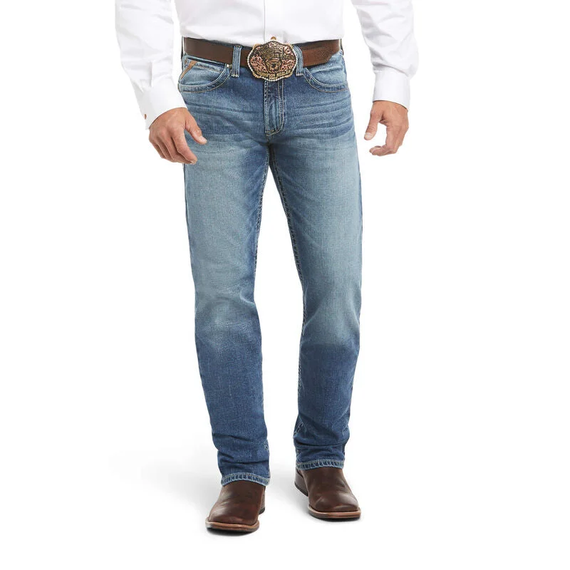 Alligator - embossed men's western boots for a bold statementAriat M4 Straight Leg Men's Jean