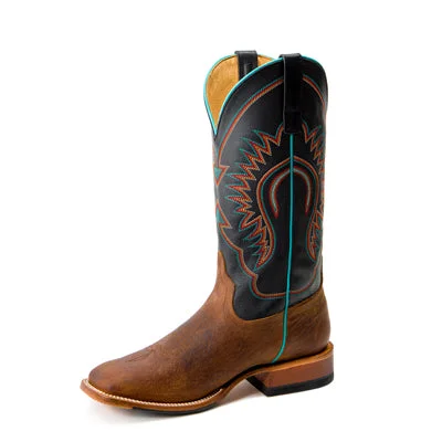 Men's western boots with a traditional western boot silhouette and a polished shineHorsepower Distressed Bison Men's Boot