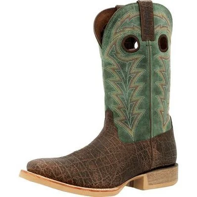 Men's western boots in a rich brown or black leatherDurango Rebel Pro Safari Elephant Print Men's Boot