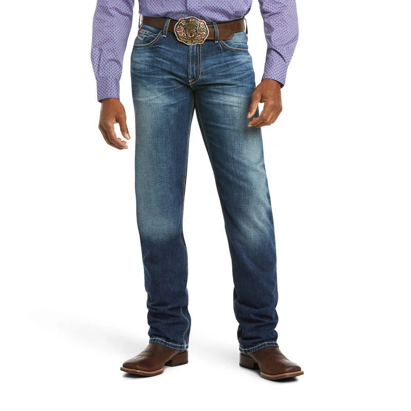 Men's western boots with a leather - wrapped heel and a smooth finishAriat M2 Boot Cut Men's Jean