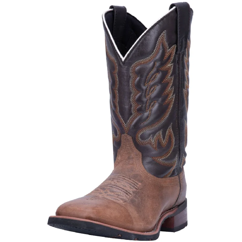 Men's western boots with a decorative concho belt and buckleLaredo Montana Leather Men's Boot