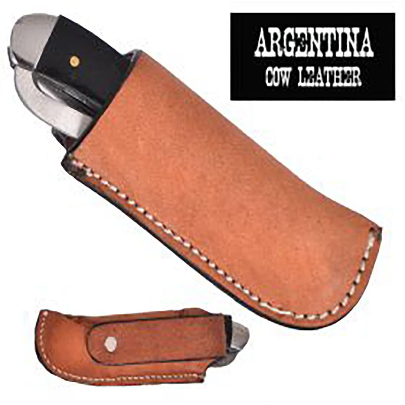 Men's western boots with a scalloped edge and a pull - on strapShowman Leather Knife Sheath