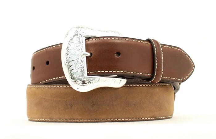 Men's western boots with a scalloped edge and a pull - on strapNocona Lace Diamond Concho Men's Belt